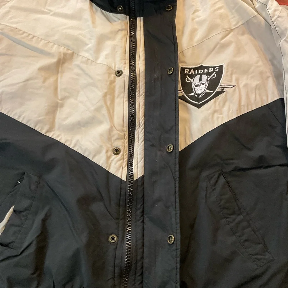 Raiders Black and Beige Jacket - Picture 4 of 7
